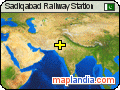 Sadiqabad Railway Station satellite map