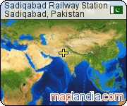 Sadiqabad Railway Station satellite map