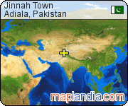 Jinnah Town satellite map