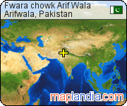 Fwara chowk Arif Wala satellite map