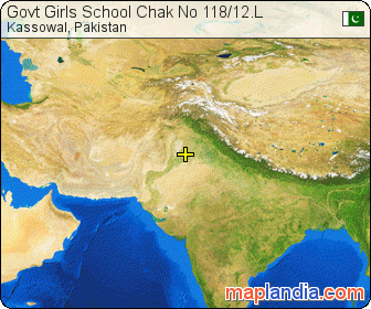 Govt Girls School Chak No 118/12.L satellite map