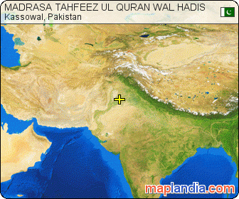 MADRASA TAHFEEZ UL QURAN WAL HADIS  satellite map