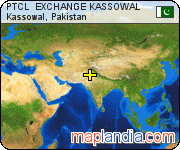 PTCL  EXCHANGE KASSOWAL satellite map