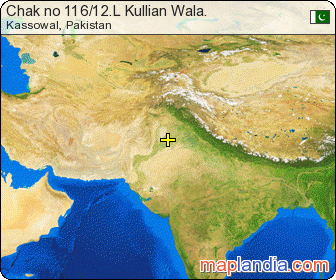 Chak no 116/12.L Kullian Wala. satellite map