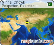Minhaj Chowk satellite map