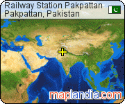 Railway Station Pakpattan satellite map