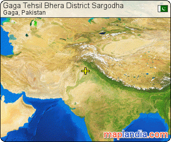 Gaga Tehsil Bhera District Sargodha satellite map