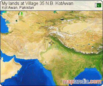 My lands at Village 35 N.B. KotAwan satellite map