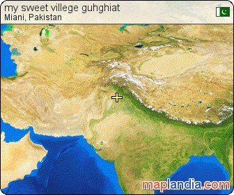 my sweet villege guhghiat satellite map