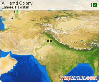 Al Hamd Colony satellite map