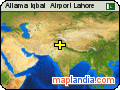 Allama Iqbal  Airport Lahore satellite map