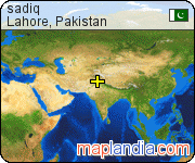 sadiq satellite map