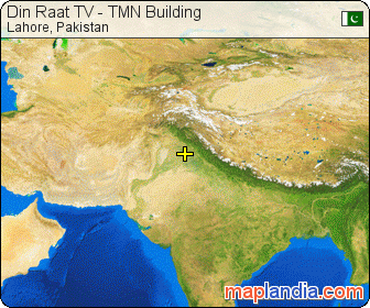 Din Raat TV - TMN Building satellite map