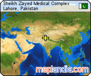 Sheikh Zayed Medical Complex satellite map