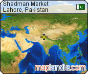 Shadman Market satellite map