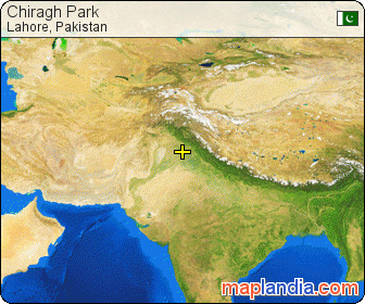 Chiragh Park satellite map