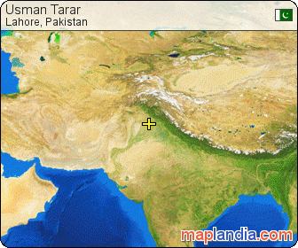Usman Tarar's map homepage