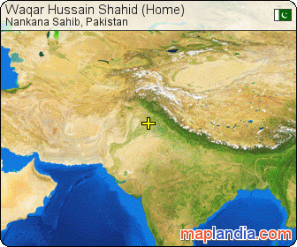 Waqar Hussain Shahid (Home) satellite map