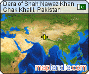 Dera of Shah Nawaz Khan satellite map