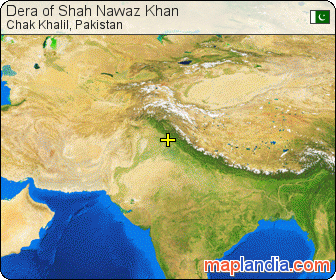 Dera of Shah Nawaz Khan satellite map