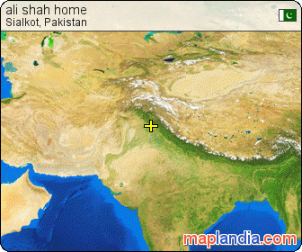 ali shah home satellite map