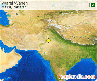 Warsi Wahen satellite map