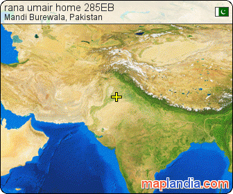 rana umair home 285EB satellite map