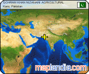 GOHRAM KHAN NIZAMANI AGRICULTURAL  satellite map