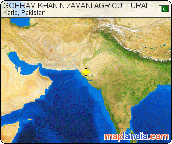 GOHRAM KHAN NIZAMANI AGRICULTURAL  satellite map