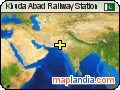 Khuda Abad Railway Station satellite map