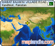 HAIBAT BAJAKNI VILLAGE ROAD satellite map