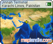 Jinnah Terminal satellite map