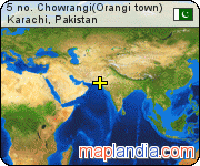 Map Orangi Town Karachi 5 No. Chowrangi(Orangi Town) | Karachi Google Satellite Map