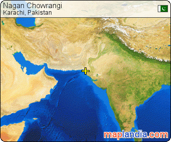 Nagan Chowrangi Karachi Map Nagan Chowrangi | Karachi Google Satellite Map