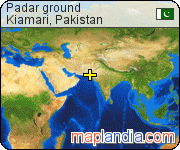 Padar ground satellite map