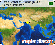 Zarobi Mohallah /Padar ground satellite map