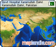 Govt Hospital Karamullah Dahri satellite map