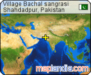 Village Bachal sangrasi satellite map