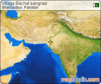 Village Bachal sangrasi satellite map