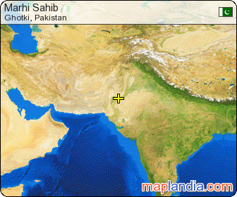 Marhi Sahib satellite map