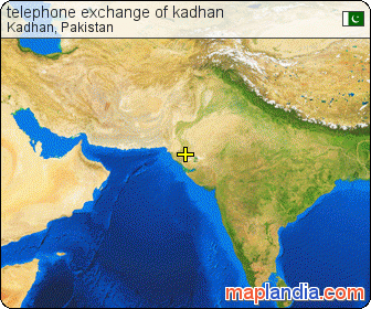 telephone exchange of kadhan  satellite map