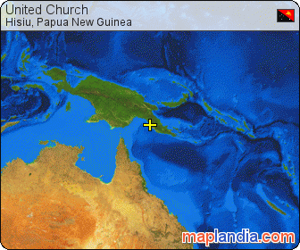 United Church satellite map