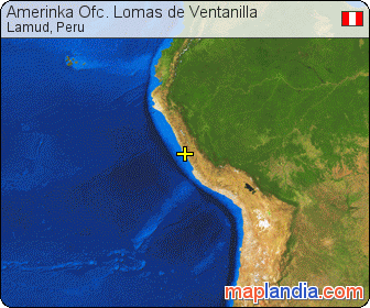 Amerinka Ofc. Lomas de Ventanilla satellite map
