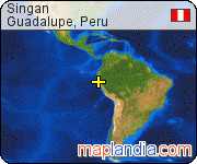 Singán satellite map