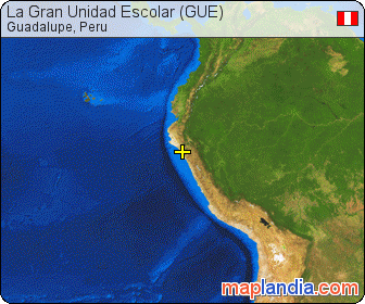 La Gran Unidad Escolar (GUE) satellite map