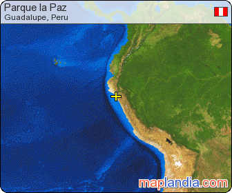 Parque la Paz satellite map