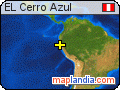 EL Cerro Azul satellite map