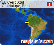 EL Cerro Azul satellite map