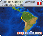 Estadio Carlos A. Olivares satellite map