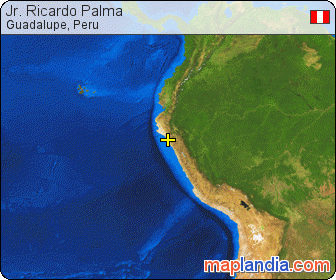 Jr. Ricardo Palma satellite map